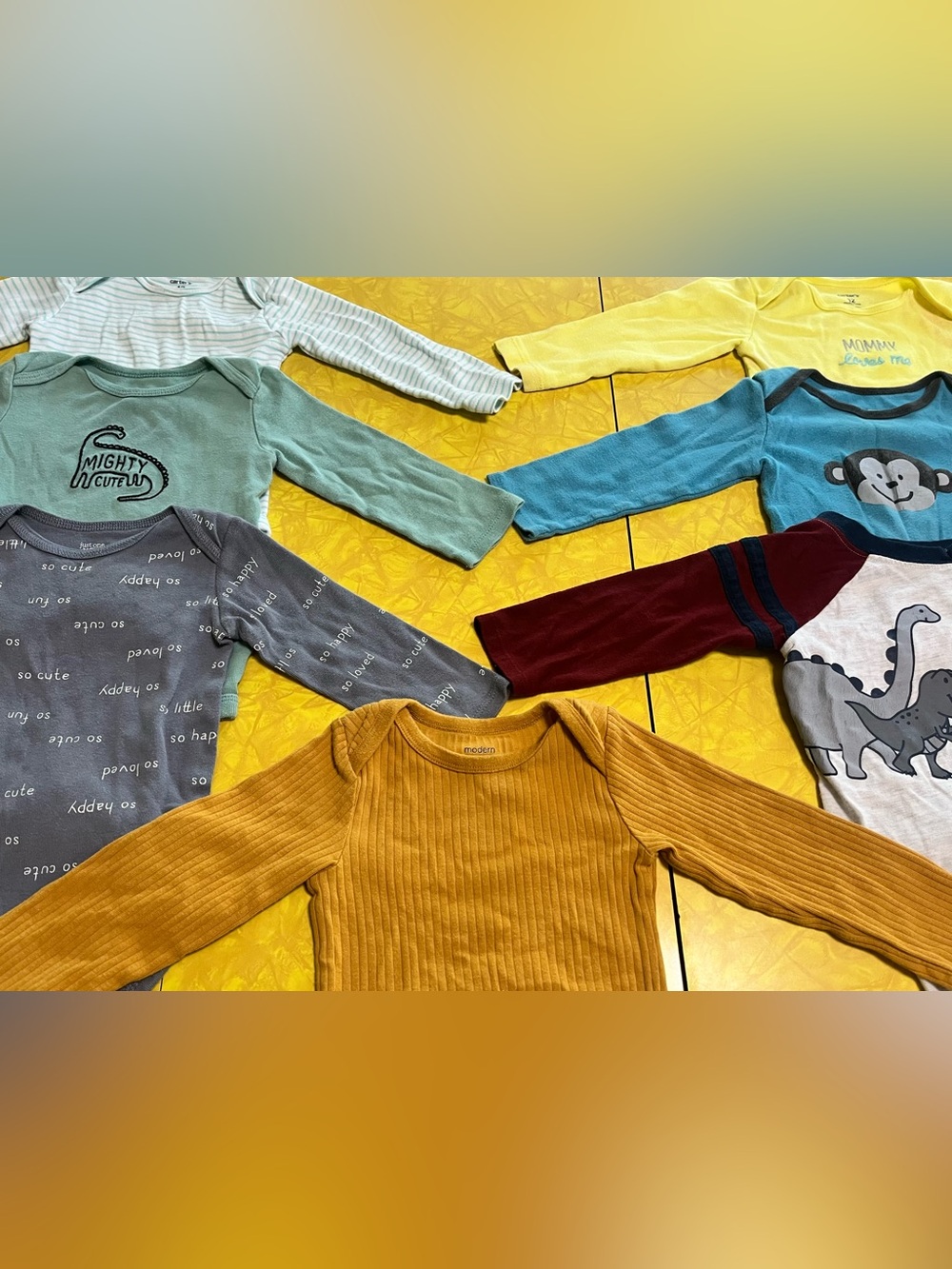 Boys Long-Sleeve Bodysuits Bundle